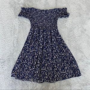Off-Shoulder Floral Dress